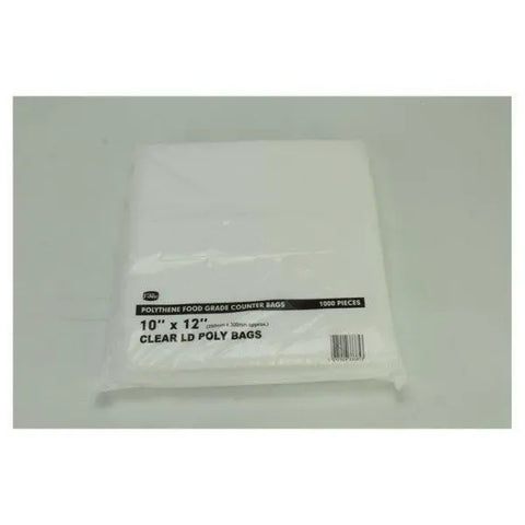 FyNite 1000 Clear Polythene Food Grade Counter Bags - Honesty Sales U.K