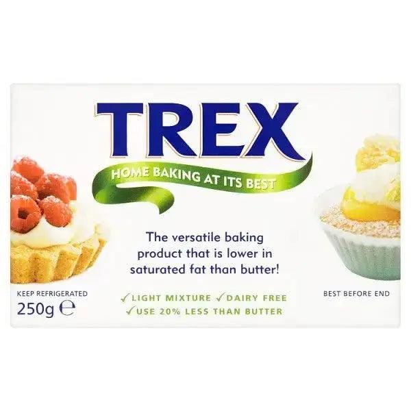 Trex Vegetable Baking Fat 250g Home baking at its best - Honesty Sales U.K